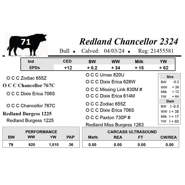 Redland Chancellor 2324