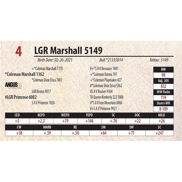LGR Marshall 5149