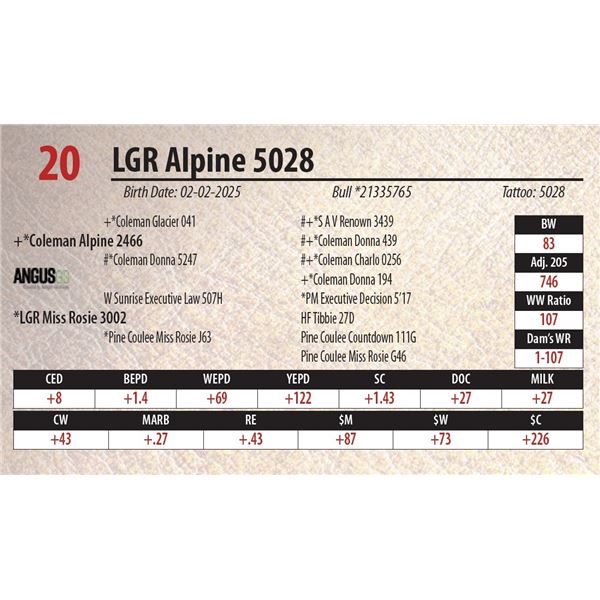 LGR Alpine 5028