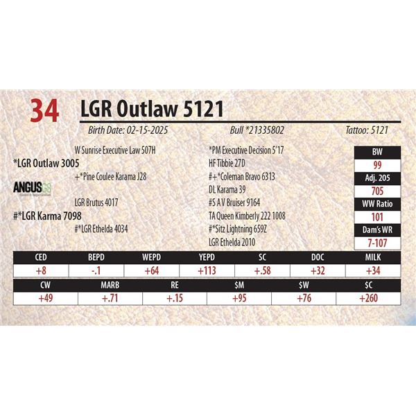 LGR Outlaw 5121