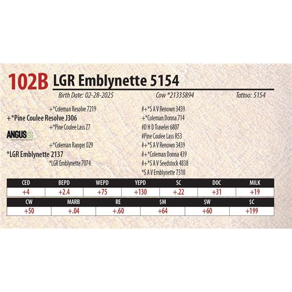 LGR Emblynette 5154