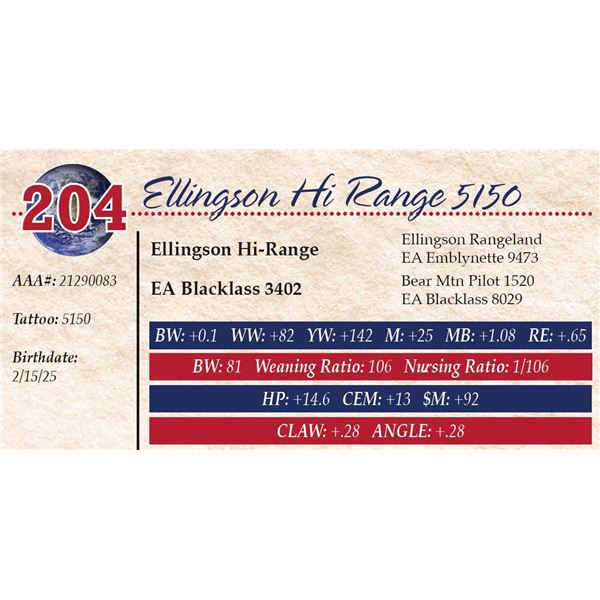 Ellingson Hi Range 5150