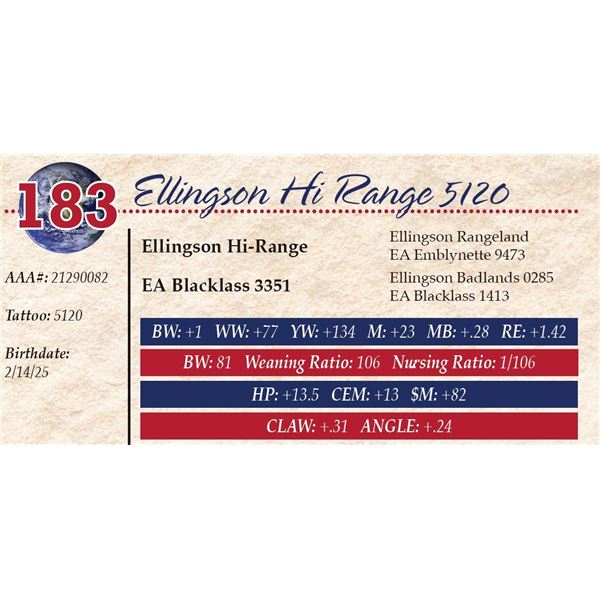 Ellingson Hi Range 5120