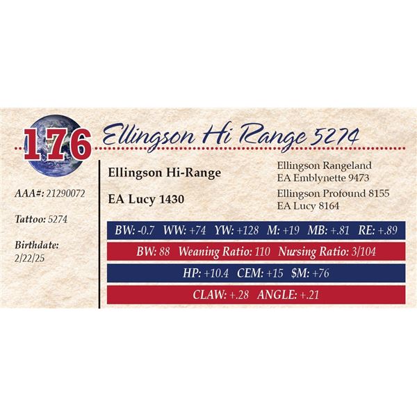 Ellingson Hi Range 5274