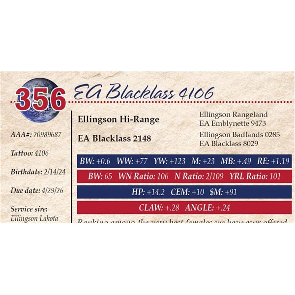 EA Blacklass 4106