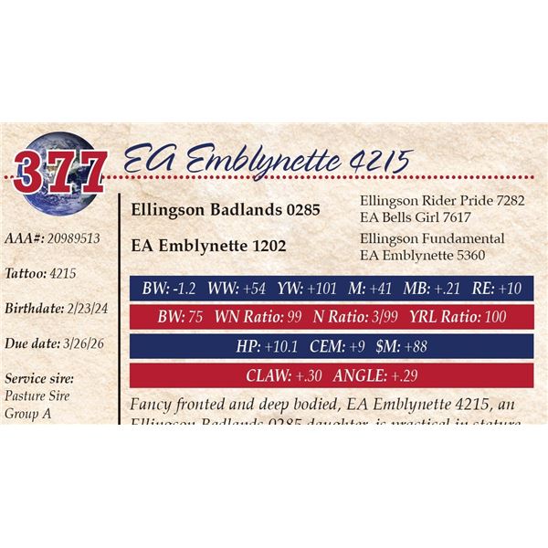 EA Emblynette 4215