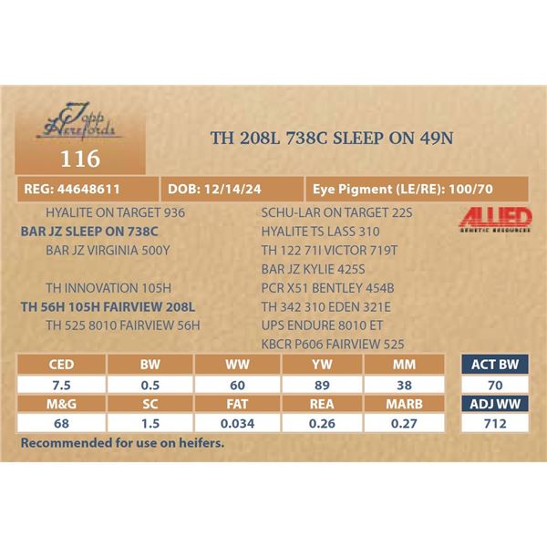 TH 208L 738C SLEEP ON 49M