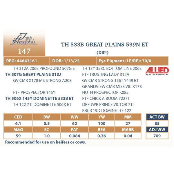 TH 533B GREAT PLAINS 539N ET