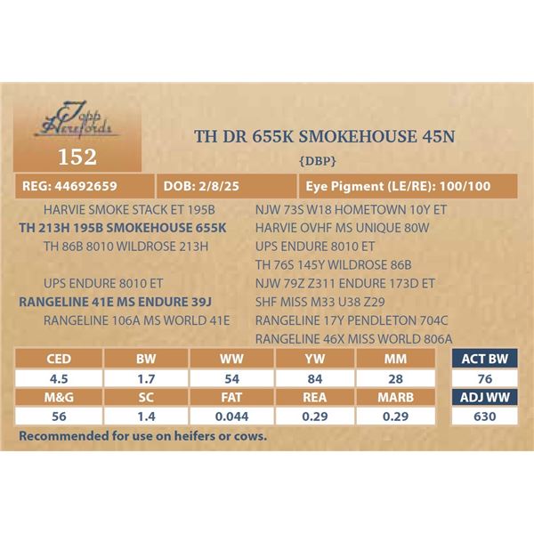 TH DR 655K SMOKEHOUSE 45N