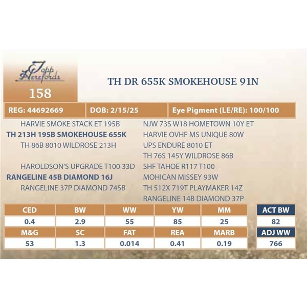 TH DR 655K SMOKEHOUSE 91N