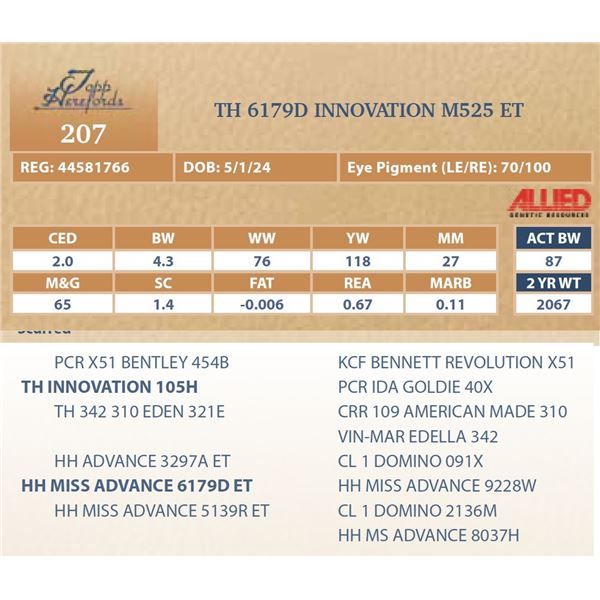 TH 6179D INNOVATION M525 ET