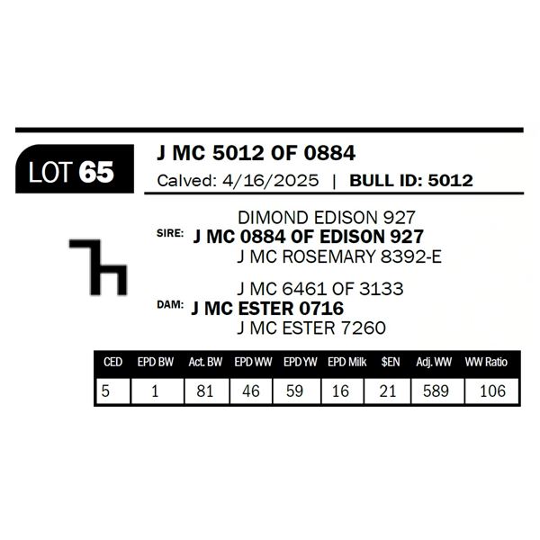 J MC 5012 OF 0884