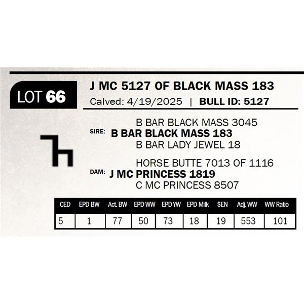 J MC 5127 OF BLACK MASS 183