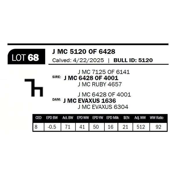 J MC 5120 OF 6428