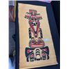 Image 2 : 2 West Coast Native Fabric Wall Art Prints