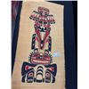 Image 4 : 2 West Coast Native Fabric Wall Art Prints