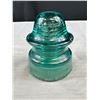 Image 4 : Vintage Green Insulator and Glass Paperweight