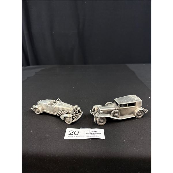 2 Danbury Mint Cars 1929 Cord and 1933 Duesenburg Boatail