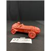 Image 1 : Vintage Cast Iron Red Racecar w/ Driver