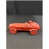 Image 3 : Vintage Cast Iron Red Racecar w/ Driver