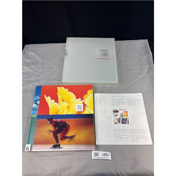 2002 Canada Collection Hardcover Stamp Book w/ Stamps Unused