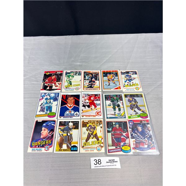 Nice Lot of Vintage NHL Trading Cards from 1970s and 80s