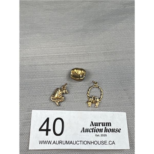 Lot of Gold Pieces - Tooth - Unmarked