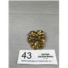 Image 1 : Vintage Designs Signed Jeri-Lou Flower Scarf Clip Quality