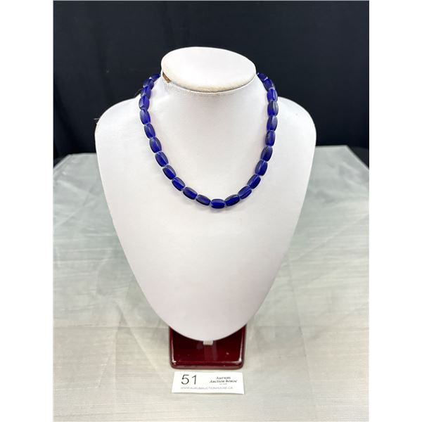 Antique/Vintage Cobalt Blue Trade Beads Nice!