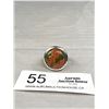 Image 1 : Large Genuine Jasper Stone Silver Ring