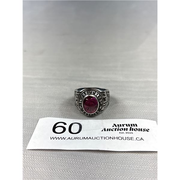 1975 Men's Silver School Ring Solid