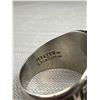 Image 4 : 1975 Men's Silver School Ring Solid