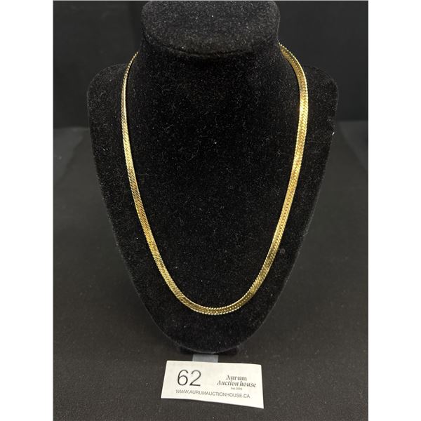 Heavy Vintage Gold Tone Snake Chain Quality