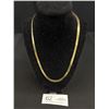 Image 1 : Heavy Vintage Gold Tone Snake Chain Quality