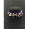 Image 2 : Very Nice Stone Set Cobalt Blue Enamel Necklace