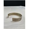 Image 3 : Heavy Silver Look Antique Engraved (Fish) Asian Bracelet