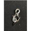 Image 2 : Very Nice Solitaire Stone Set 18Karat Rolled Gold Pendant