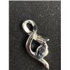 Image 3 : Very Nice Solitaire Stone Set 18Karat Rolled Gold Pendant