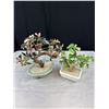 Image 9 : Nice Lot of Asian Collectables - Tabletop Screen, Carving, Plate, etc.