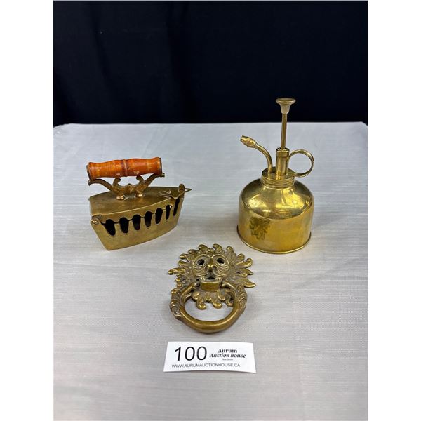 3 Unique Vintage Brass Collectibles