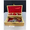 Image 1 : Vintage Jewelry Box w/Estate Jewelry