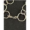 Image 2 : Very Nice Mid Century Look Italian Sterling Circle Bracelet