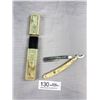 Image 1 : An Exceptional "Tuckmar" Cut Throat Razor w/ Pearlite Handle