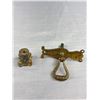 Image 2 : 19th + 20th Century Brass Furniture Hardware Handles, Finals etc