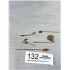 Image 2 : 5 Vintage Sitck Pins