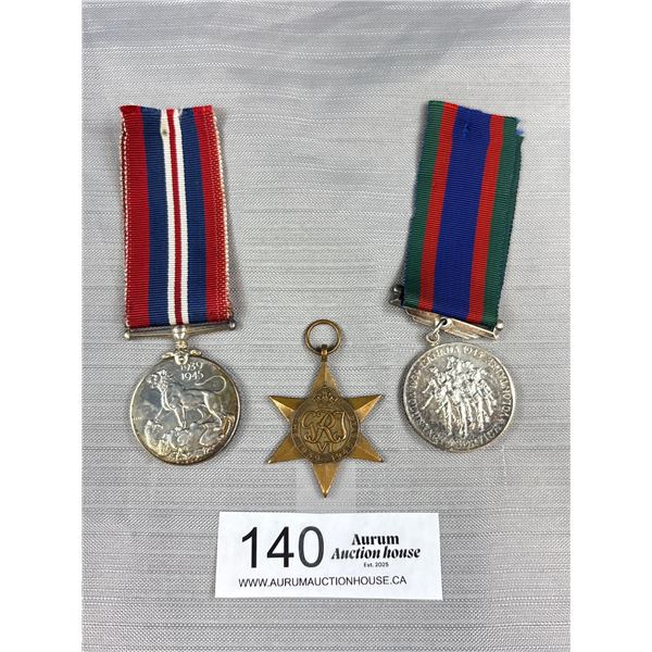 2 WW2 Canadian Silver Medals + 1939-45 Star