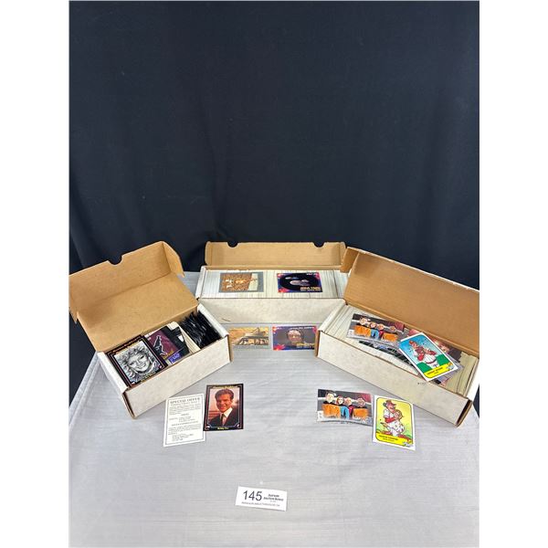 3 Boxes of Trading Cards, American Bandstand, Star Trek TNG and James Bond II '93 etc