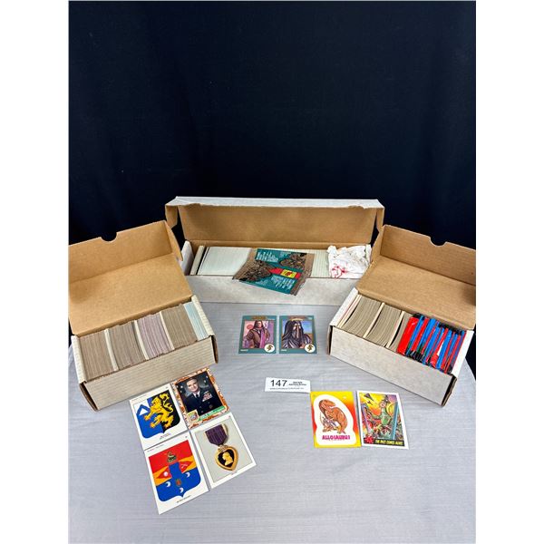 3 Boxes of Trading Cards, Dino Attack, Dessert Storm, Victory Series, etc