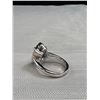 Image 4 : Stunning White Gold Plate Sapphire Color Ring Gorgeous! Quality