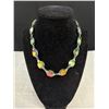 Image 2 : Spectacolor C.1950s Crystal Necklace Unusual!